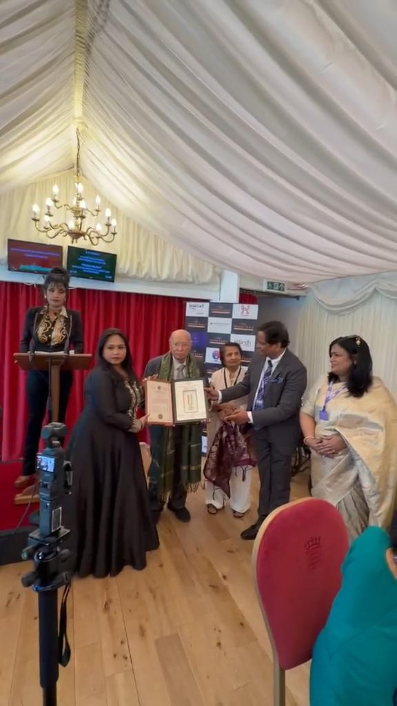 Received Bharat Gaurav Award at House of Lords in London